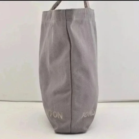 Louis Vuitton Fondation Exclusive Shoulder Tote Bag Canvas Gray - Picture 3 of 14
